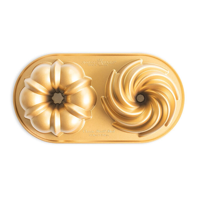 Product Nordic Ware Classic Bundt® Duet Pan | Gold