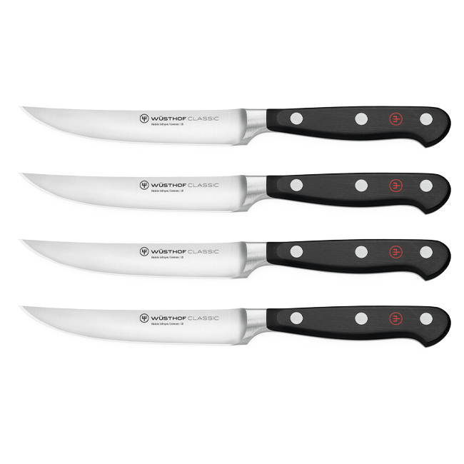 Wusthof Classic Color Tasty Sumac 4.5 Steak Knives, Set of 4 +