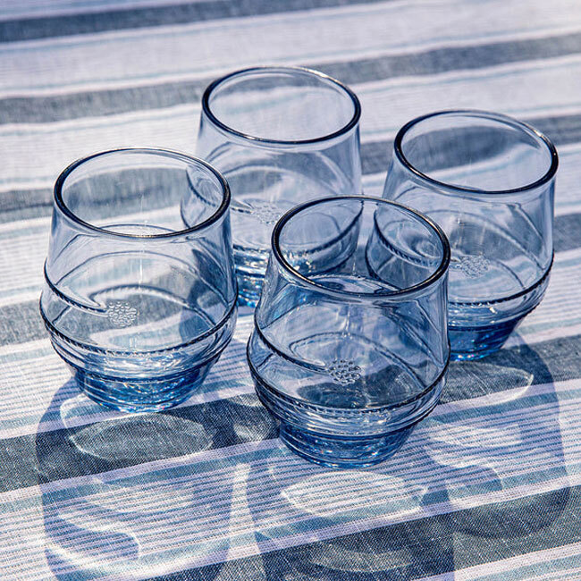 Juliska Amalia Acrylic Small Tumbler | Ocean