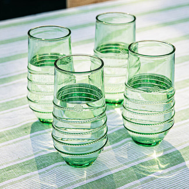 Juliska Amalia Acrylic Large Tumbler | Seagrass