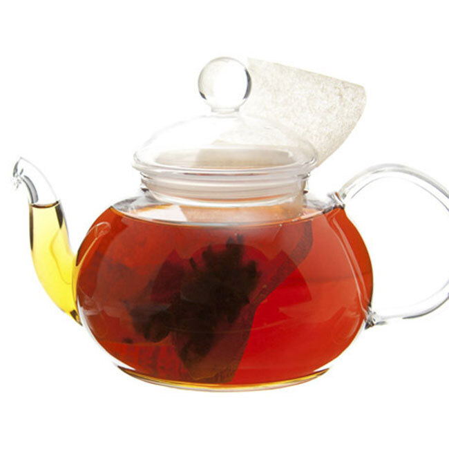Peach Apricot Black Tea in a teapot