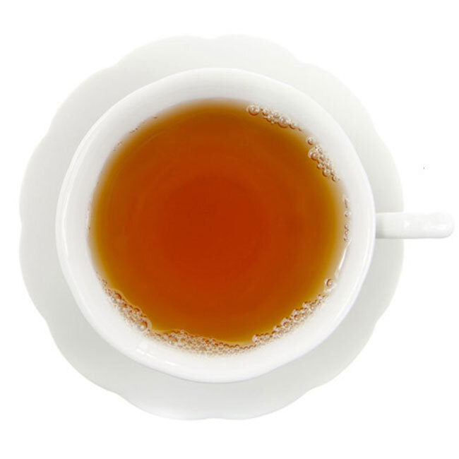 Blueberry Black Tea in a cup