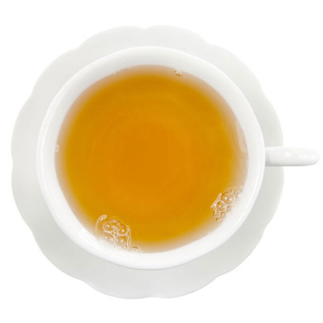 Jasmine Green with Flowers Tea in a cup