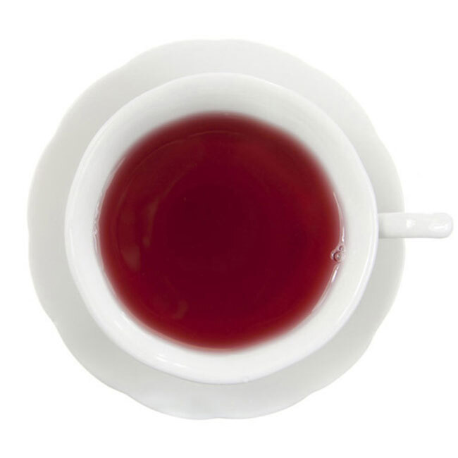 Casablanca Herb & Fruit Tea (Caffeine Free) in a cup