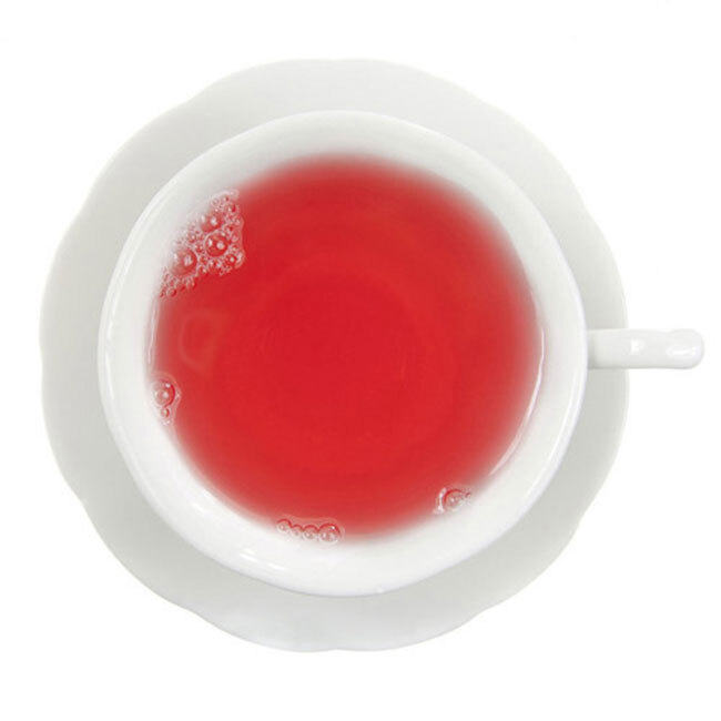 Lemon Mango Punch Tea in a cup