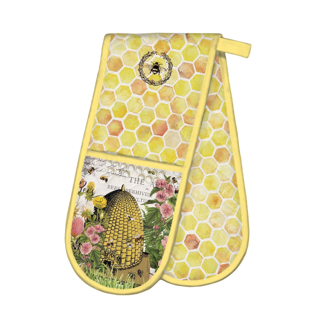 Michel Design Works Honey & Clover Double Oven Glove