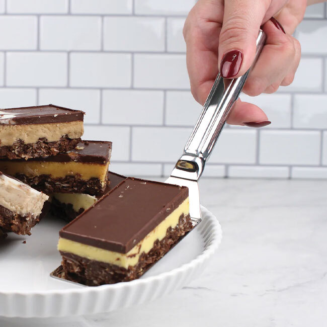RSVP International Ann Marie’s Brownie Spatula | Stainless Steel