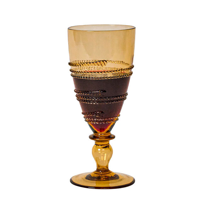 Juliska Ella Goblet | Amber
