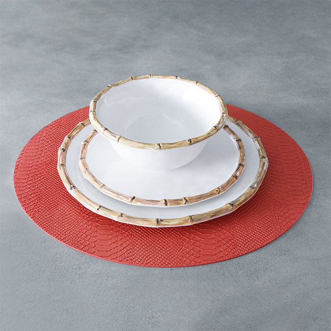 Beatriz Ball VIDA Bamboo Melamine Dinner Setting