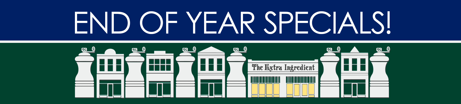 BLACK FRIDAY/SMALL BUSINESS SATURDAY/HOLIDAY SPECIALS/Merry Christmas/End-of-Year banner hero