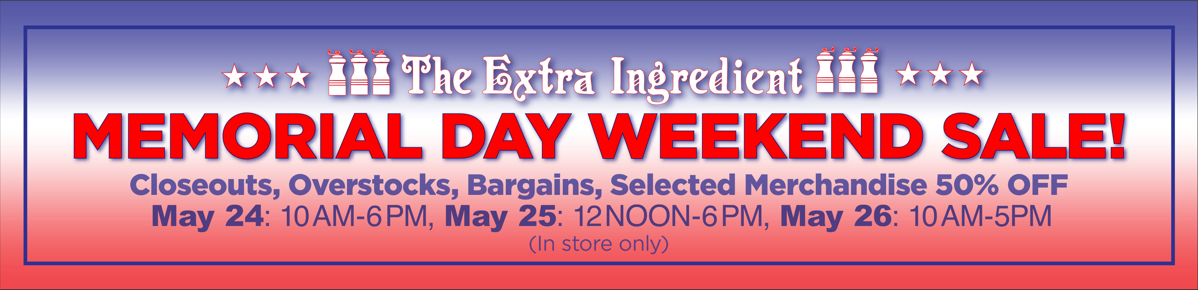 Memorial Day Banner