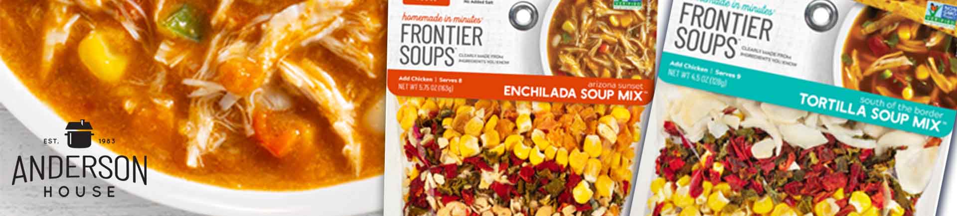 Frontier Soups | Anderson House Banner