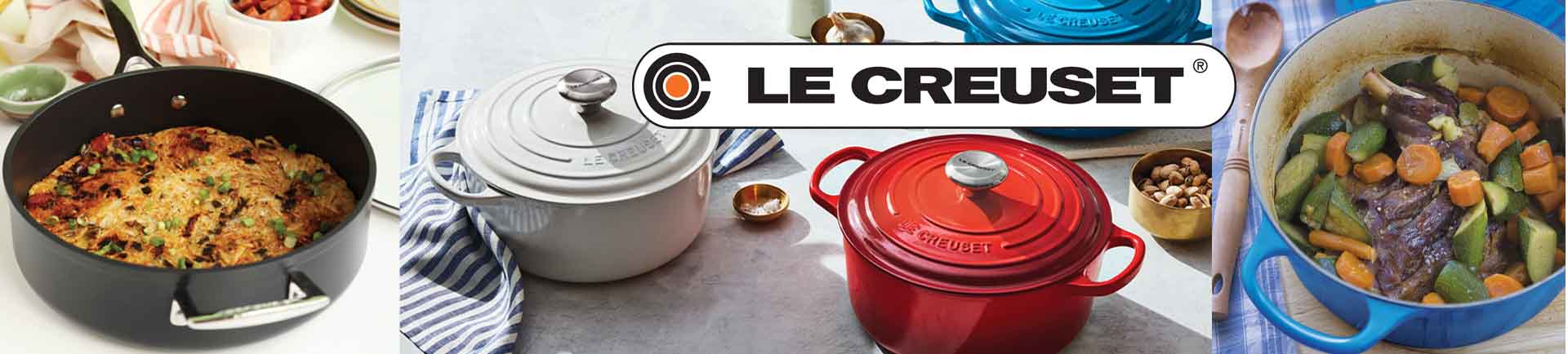 Le Creuset Products Banner