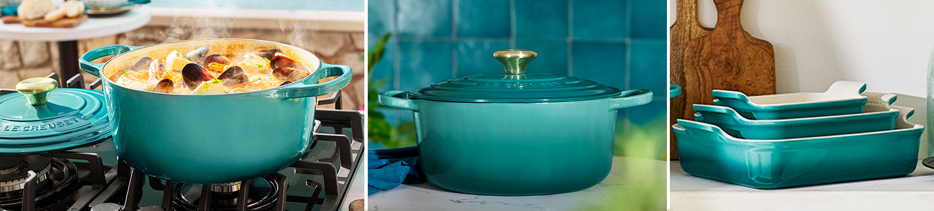 Le Creuset | 'Riviera' Banner hero