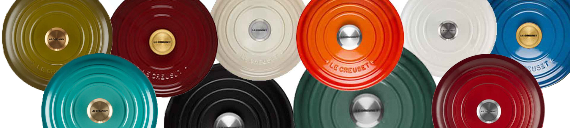 Le Creuset Colors Banner