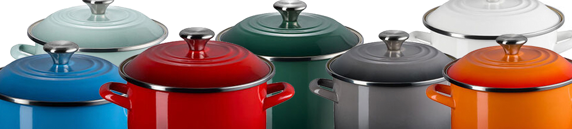 Le Creuset Enamel on Steel Banner