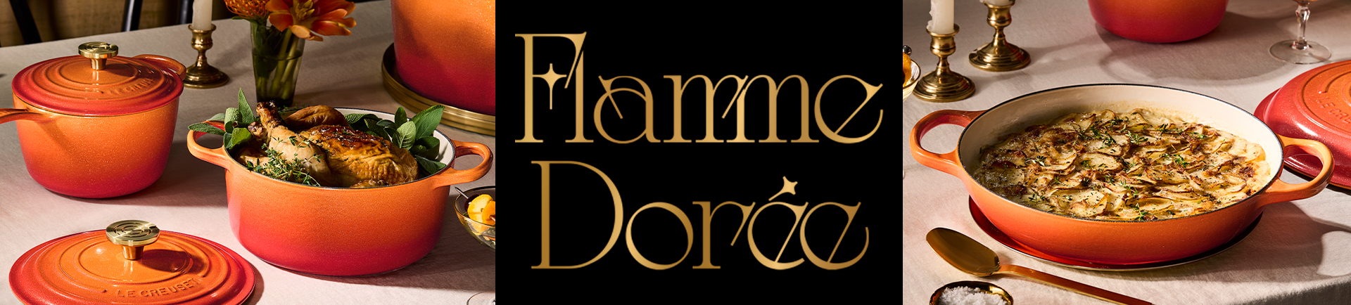 Le Creuset | Flamme Dorée Banner