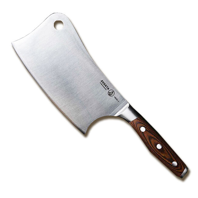Messermeister Avanta Pakkawood 6-Piece PRO BBQ Knife Set w/ Black Knife Bag 