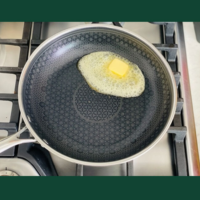 Frieling CeramicQR | Quick Release 8” Fry Pan melting butter 