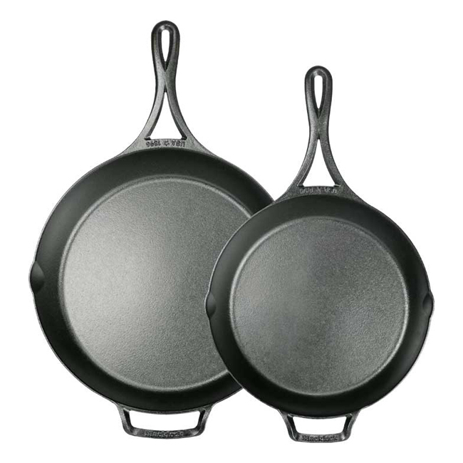 Lodge Blacklock Skillet Set | 10.25” & 12” - Tops