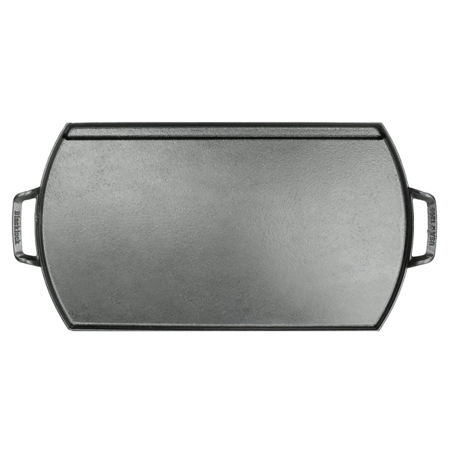 Staub Cast-Iron Double Burner Griddle Pan