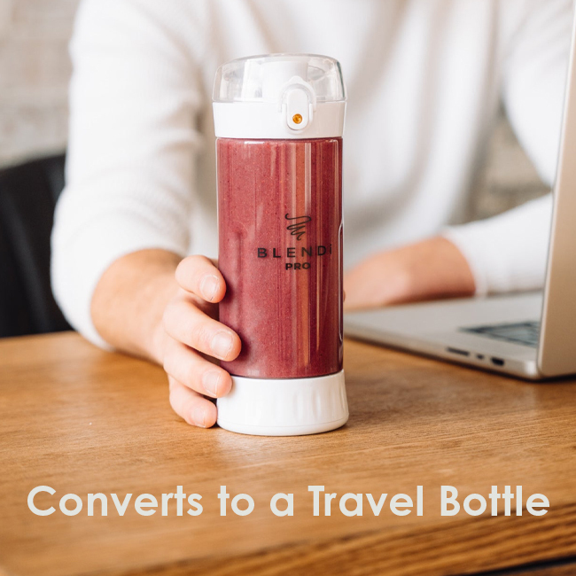 BLENDi Pro+ Portable Blender | White - Travel Bottle