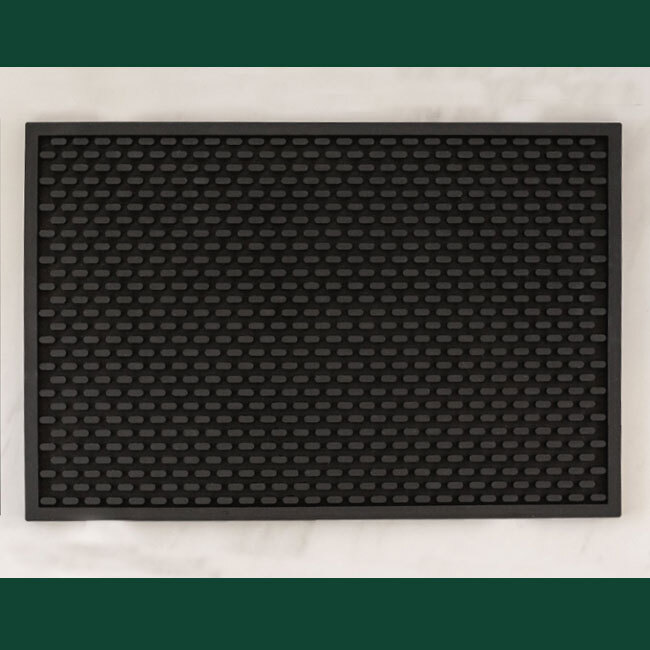 A Bar Above Black Silicone Bar Mat | 12 X 18