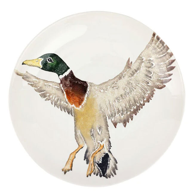 Product Vietri Cacciatore Mallard Round Shallow Bowl