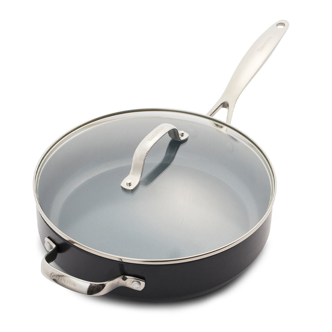 GreenPan Valencia Pro Ceramic Nonstick 4.5 Qt. Sauté Pan with Lid