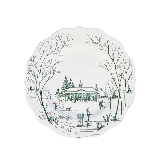 Product Juliska Country Estate Winter Frolic Dessert/Salad Plate | Evergreen