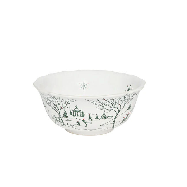 Juliska Country Estate Winter Frolic Cereal/Ice Cream Bowl | Evergreen