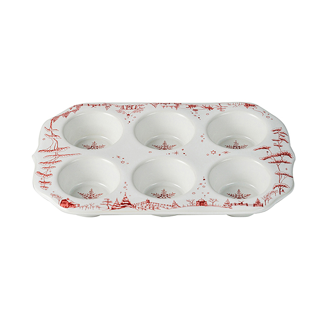 Juliska Country Estate Winter Frolic Muffin/Cupcake Tray