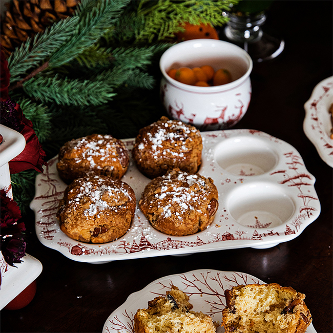 Juliska Country Estate Winter Frolic Muffin/Cupcake Tray