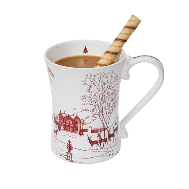 Juliska Country Estate Winter Frolic Mug | Ruby	