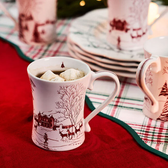 Juliska Country Estate Winter Frolic Mug | Ruby	