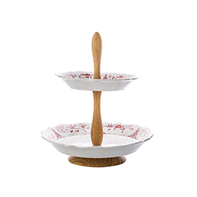 Juliska Country Estate Winter Frolic Two-Tier Server