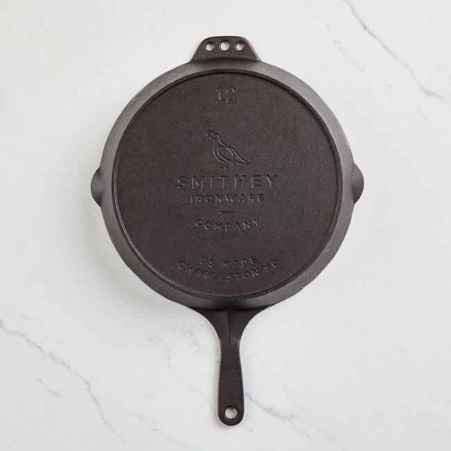 Smithey Ironware No. 12 Cast Iron Skillet, 12-Inch - Bottom