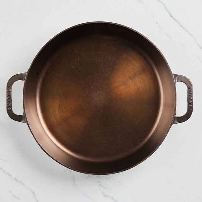 Smithey Ironware No. 14 Dual Handle Skillet, 14-Inch - Top