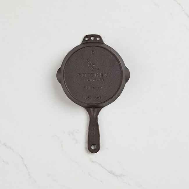 Smithey Ironware No. 6 Cast Iron Skillet, 6-Inch - Bottom