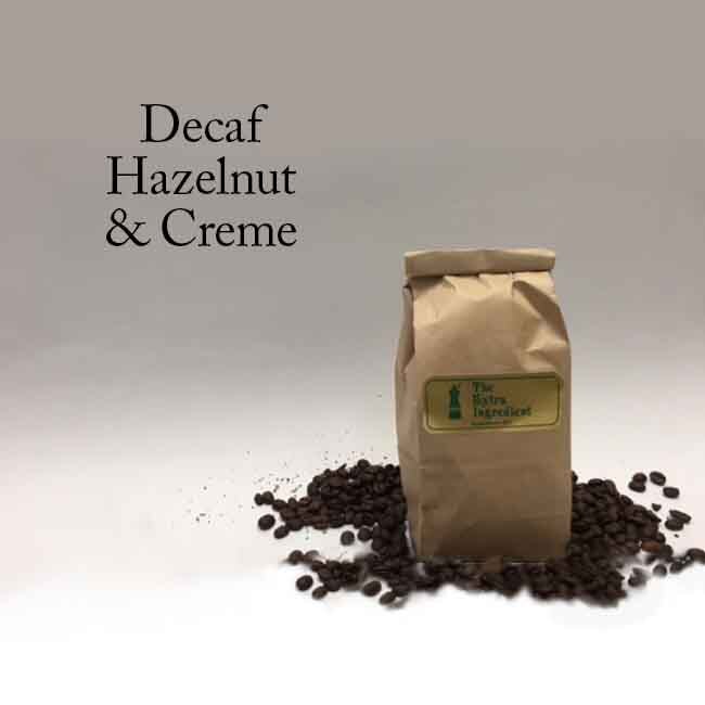 Decaffeinated Hazelnut & Creme Coffee