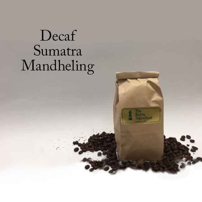 Decaffeinated Sumatra Mandheling Coffee