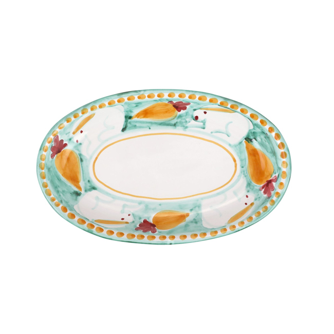 Vietri Campagna Small Oval Tray - Coniglio