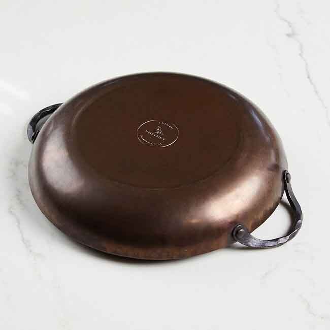 Smithey Ironware Carbon Steel Farmhouse Round Roaster - Bottom