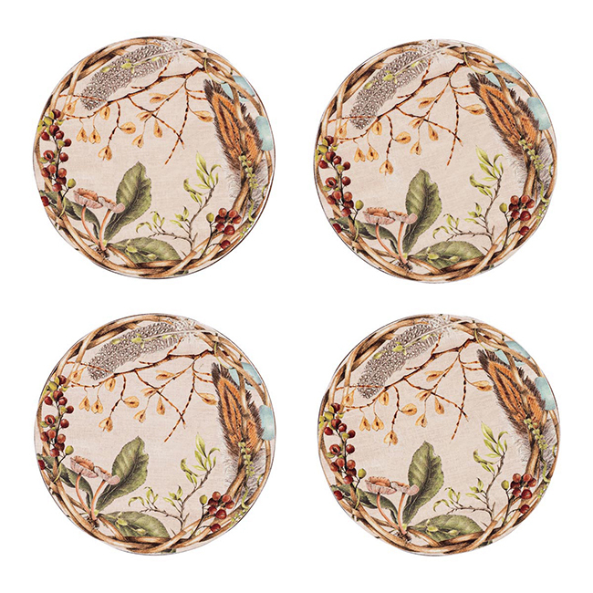 Juliska Forest Walk Coaster Set/4