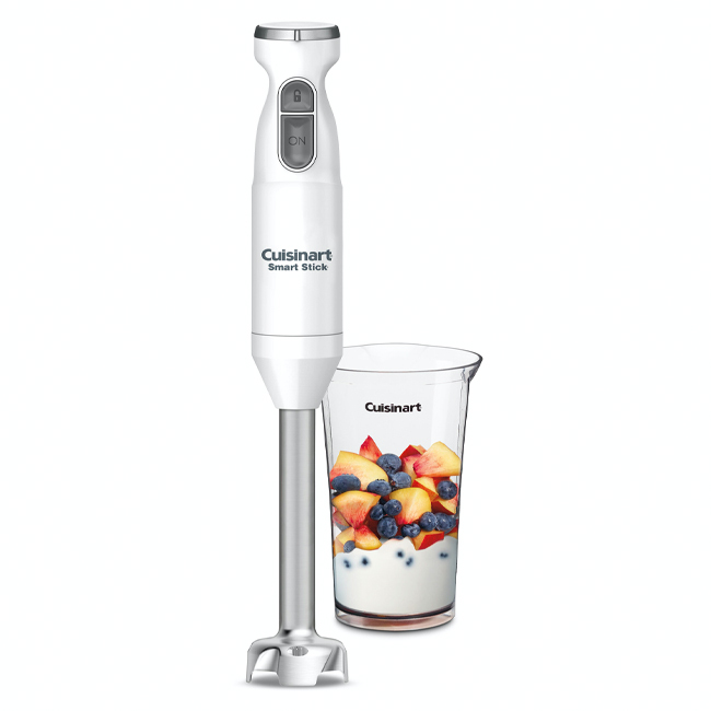 Cuisinart Smart Stick 2-Speed Hand Blender | White with Cup