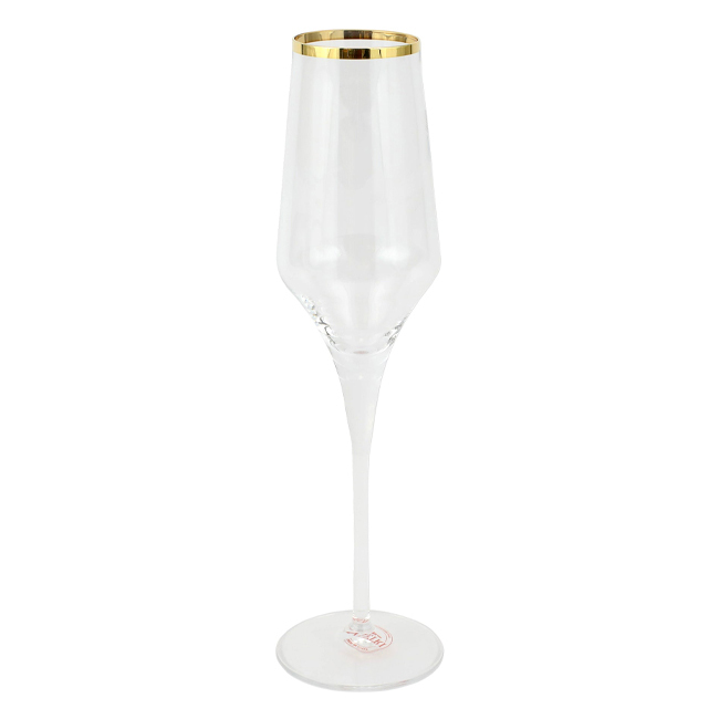Product Vietri Contessa Gold Champagne Glass