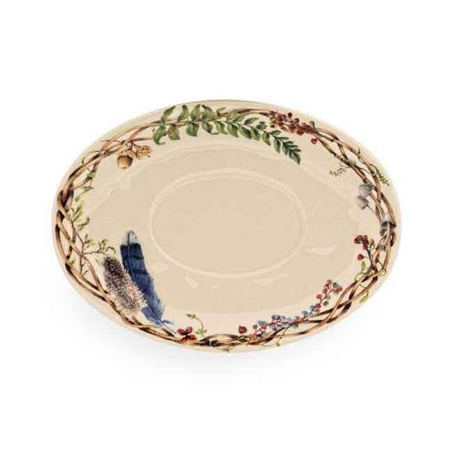 Juliska Forest Walk Sauce Boat & Stand - Saucer