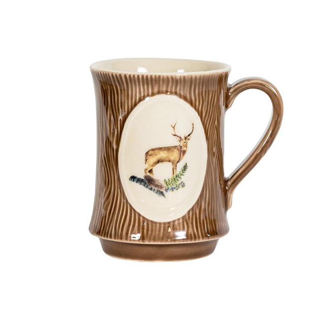 Juliska Forest Walk Animal Mug Assorted Set/4 - stag