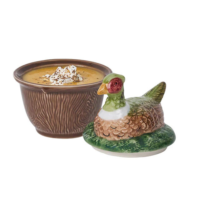 Juliska Forest Walk Pheasant Bowl with Lid | Multi