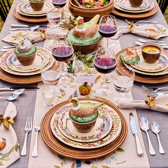 Juliska Forest Walk Pheasant Bowl with Lid | Multi